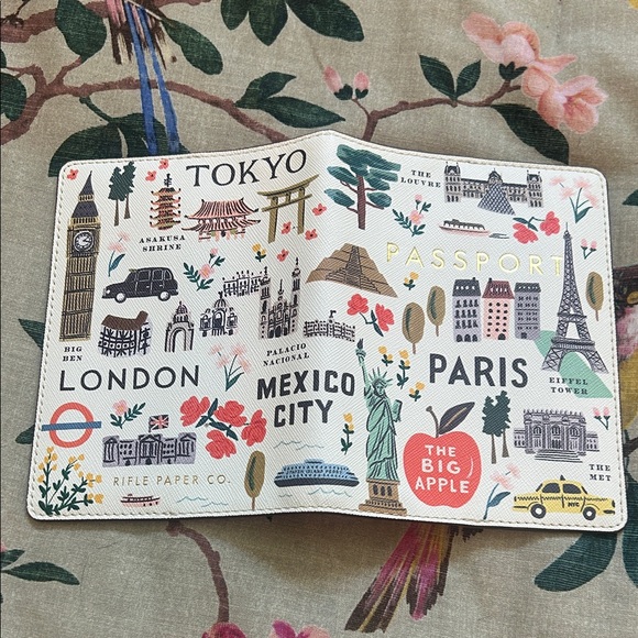 Rifle Paper Multicolor Passport Holder - Picture 4 of 4